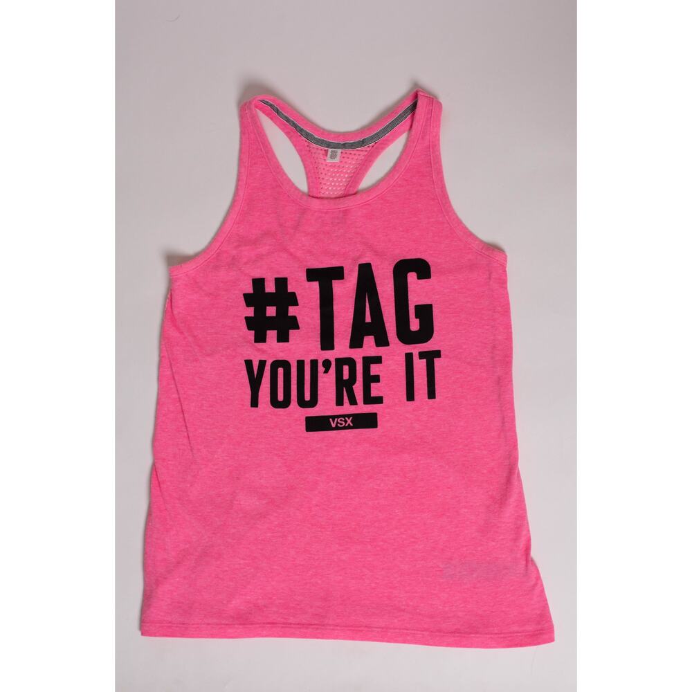 Victoria's Secret VSX Sport Pink Tank Top Size Extra Small